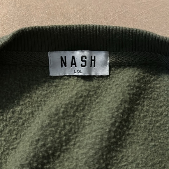 NASH Sweatshirt army green L/XL - Picture 2 of 2